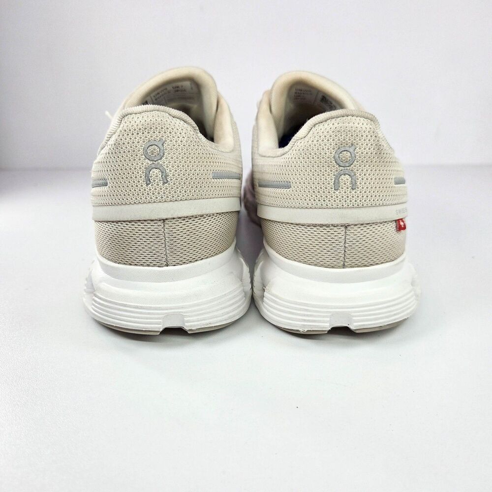 On Cloud 6 Pearl White Women’s 9 3WF10060755 Beige Running Shoes - Picture 3 of 7